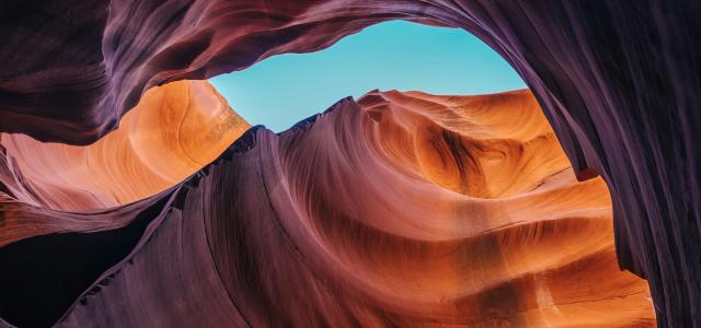 scenery of mountain canyon by Ashim D’Silva courtesy of Unsplash.